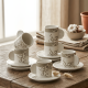 Coffee Cup and Saucer Set - 12 Pcs